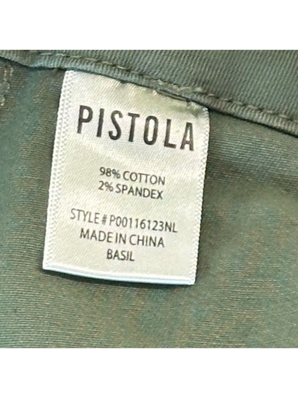 Pistola Denim Twill Sophia Sage Green Wide-Leg Women's Pants Plus Size 33 EUC - Picture 4 of 7